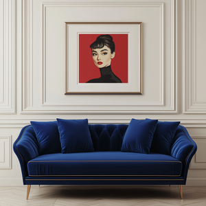 Exkluzív Audrey Hepburn Pop-Art Falikép  Digitális Letöltés és 21x21 cm-es Nyomtatott Nyomat - művészet - grafika & illusztráció - művészi nyomat - Meska.hu