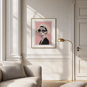 Exkluzív Audrey Hepburn Pop-Art Falikép  Digitális Letöltés és 21x21 cm-es Nyomtatott Nyomat - művészet - grafika & illusztráció - művészi nyomat - Meska.hu
