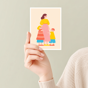Melletted  Anyák gyermekeikkel mini print sorozatból, Otthon & Életmód, Dekoráció, Kép & Falikép, Poszter, Fotó, grafika, rajz, illusztráció, MESKA