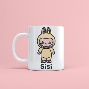 Labubu Sisi mintás kerámia bögre - Meska.hu