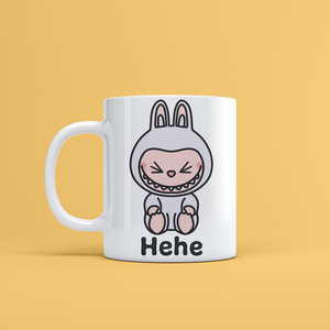 Labubu Hehe mintás kerámia bögre - Meska.hu