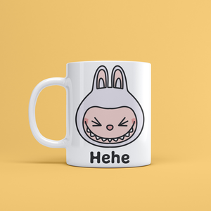 Labubu Hehe mintás kerámia bögre - Meska.hu