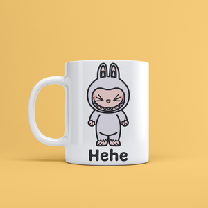 Labubu Hehe mintás kerámia bögre - Meska.hu