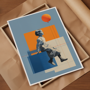 Nevetés a levegőben Falikép - művészet - grafika & illusztráció - művészi nyomat - Meska.hu