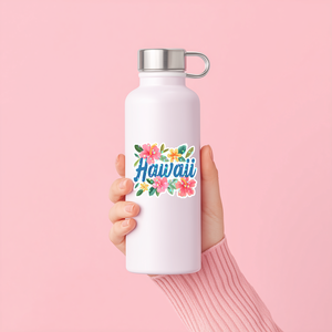 Hawaii felirat matrica  trópusi hangulat - otthon & életmód - papír, írószer - matrica, matrica csomag - Meska.hu