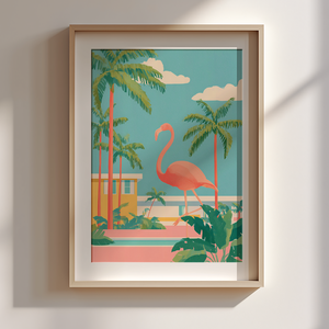 Florida inspirálta falikép  tengerparti hangulat otthonra, Művészet, Grafika & Illusztráció, Művészi nyomat, Fotó, grafika, rajz, illusztráció, MESKA