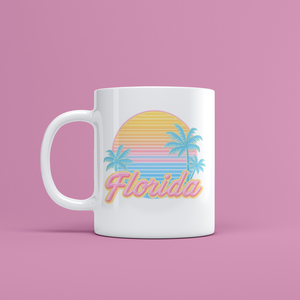 Florida mintás bögre  trópusi nyár a kezedben - otthon & életmód - konyhafelszerelés, tálalás - tálalás - bögre & csésze - Meska.hu