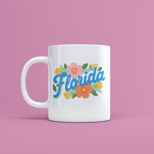 Florida mintás bögre  trópusi nyár a kezedben - otthon & életmód - konyhafelszerelés, tálalás - tálalás - bögre & csésze - Meska.hu