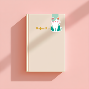 Cicás mágneses könyvjelző gyerekeknek  laminált, aranyos dizájn - könyv & zene - könyvjelző - Meska.hu