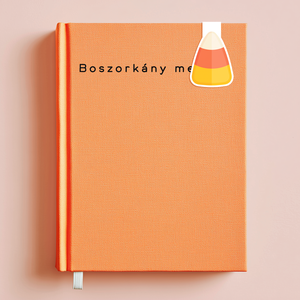 Candy Corn mágneses könyvjelző  vidám kiegészítő olvasóknak - könyv & zene - könyvjelző - Meska.hu
