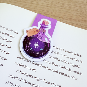 Varázsitalos Halloween-i mágneses könyvjelző  misztikus kiegészítő olvasóknak, Könyv & Zene, Könyvjelző, Fotó, grafika, rajz, illusztráció, Papírművészet, MESKA