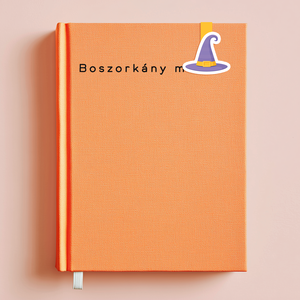 Haloloween-i mágneses könyvjelző  boszorkánykalap mintával - könyv & zene - könyvjelző - Meska.hu