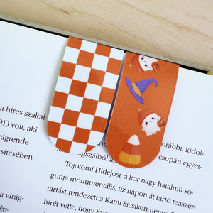 Halolowen-i mágneses könyvjelző pár  aranyos  mintával, Könyv & Zene, Könyvjelző, Fotó, grafika, rajz, illusztráció, Papírművészet, MESKA