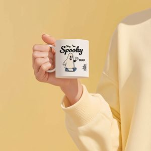 Stay Spooky szellem  digitális design ZIP ( SVG, PNG, PDF, JPG, DXF, EPS, TIFF ) fekete és színes változat - művészet - grafika & illusztráció - digitális - Meska.hu