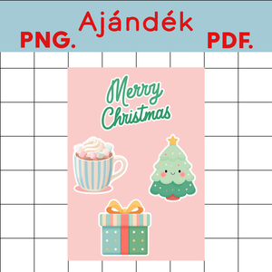 Have a Groovy Christmas  fekete retró karácsonyi digitális design ZIP / SVG, PNG, PDF, JPG, DXF, TIFF - művészet - grafika & illusztráció - digitális - Meska.hu