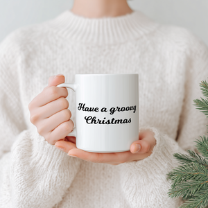  Have a Groovy Christmas  fekete retró karácsonyi digitális design ZIP / SVG, PNG, PDF, JPG, DXF, TIFF - művészet - grafika & illusztráció - digitális - Meska.hu