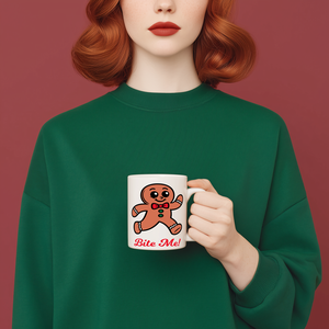 Mézi  Bite Me! retró mézeskalács figura design színes és fekete változatban ZIP / SVG, PNG, PDF, JPG, DXF, TIFF - művészet - grafika & illusztráció - digitális - Meska.hu