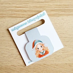 Lány manós mágneses könyvjelző - könyv & zene - könyvjelző - Meska.hu