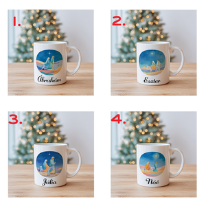 Névre szóló József és Mária bögre  4 minta közül választható - otthon & életmód - konyhafelszerelés, tálalás - tálalás - bögre & csésze - Meska.hu