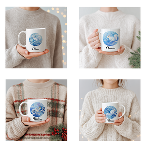 Névre szóló Mókus a havas faágon bögre  4 minta közül választható - Meska.hu