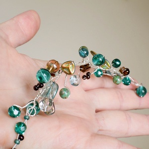 Lánc Pillefürt - Türkiz-Bronz - Nikkelmentes - ékszer - nyaklánc - statement nyaklánc - Meska.hu Lánc Pillefürt - Türkiz-Bronz - Nikkelmentes - ékszer - nyaklánc - statement nyaklánc - Meska.hu