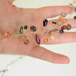 Lánc Pillefürt - Türkiz-Bronz - Nikkelmentes - ékszer - nyaklánc - statement nyaklánc - Meska.hu Lánc Pillefürt - Türkiz-Bronz - Nikkelmentes - ékszer - nyaklánc - statement nyaklánc - Meska.hu