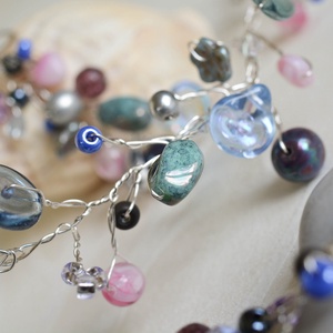 Lánc Pillefürt - Lágy nyár - Nikkelmentes - ékszer - nyaklánc - statement nyaklánc - Meska.hu Lánc Pillefürt - Lágy nyár - Nikkelmentes - ékszer - nyaklánc - statement nyaklánc - Meska.hu