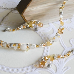 Lánc Ívvarázs - Kerek - Fehér, Ezüst, Arany - Meska.hu