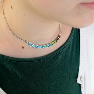 Lánc Minikincsek - Line Balaton - ékszer - nyaklánc - gyöngyös nyaklánc - Meska.hu