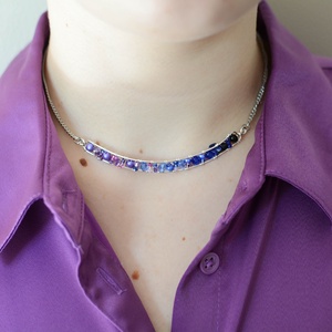 Lánc Minikincsek - Line Éjszakai ég - ékszer - nyaklánc - gyöngyös nyaklánc - Meska.hu