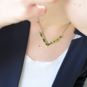 Lánc Minikincsek - V Olíva - ékszer - nyaklánc - statement nyaklánc - Meska.hu