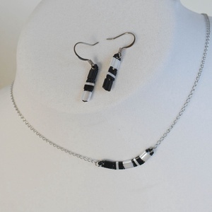 PiciPixel nyaklánc  Fekete-fehér - ékszer - nyaklánc - medál nélküli nyaklánc - Meska.hu