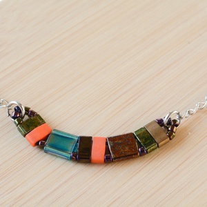 PiciPixel nyaklánc  Fűszer árnyalatok - ékszer - nyaklánc - medál nélküli nyaklánc - Meska.hu