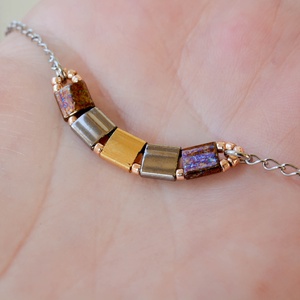 PiciPixel nyaklánc  Mixed metal - ékszer - nyaklánc - medál nélküli nyaklánc - Meska.hu