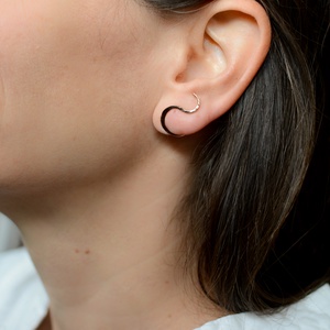 Bronz klipsz - S, nagyon kényelmes, Ékszer, Fülbevaló, Klipsz, Fémmegmunkálás, Ékszerkészítés, MESKA