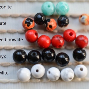 Bronz klipsz ásvánnyal - spirál, nagyon kényelmes - ékszer - fülbevaló - klipsz - Meska.hu