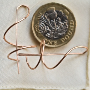 Valódi Bronz fülbevaló - spirál - ékszer - fülbevaló - fülékszer - Meska.hu