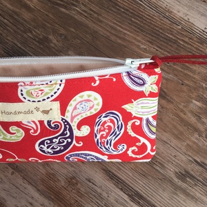 Piros neszesszer tolltartó szemüvegtartó neszeszer - táska & tok - neszesszer - Meska.hu