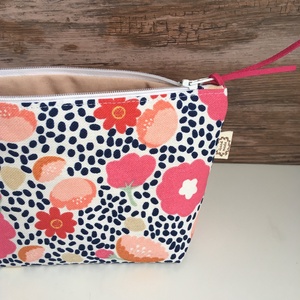 Virágos vászon neszesszer pipere táska - táska & tok - neszesszer - Meska.hu