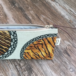 Párduc mandala vászon neszesszer irattartó tolltartó szemüvegtok - táska & tok - neszesszer - Meska.hu