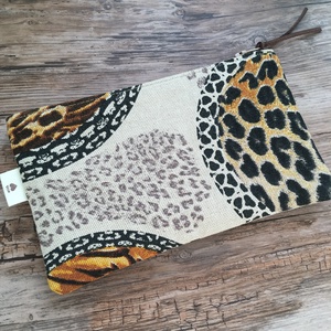 Párduc mandala vászon neszesszer irattartó tolltartó szemüvegtok - táska & tok - neszesszer - Meska.hu