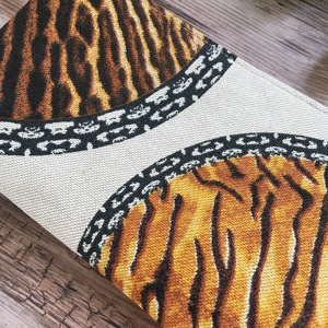 Párduc mandala vászon neszesszer irattartó tolltartó szemüvegtok - táska & tok - neszesszer - Meska.hu