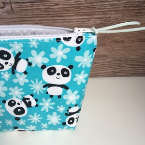 Panda mintás neszesszer kék pipere táska - táska & tok - neszesszer - Meska.hu