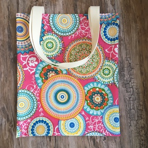 Színes mandala mintás vászon szatyor bevásárló táska shopper - Meska.hu