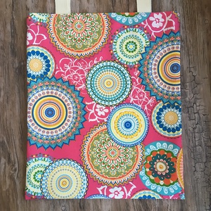 Színes mandala mintás vászon szatyor bevásárló táska shopper karácsony ajándék - táska & tok - bevásárlás & shopper táska - shopper, textiltáska, szatyor - Meska.hu
