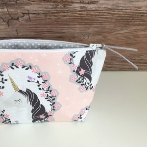 Unikornis mintás neszesszer rózsaszín pipere táska gyereknap gyermeknap ajándék karácsony ajándék - táska & tok - neszesszer - Meska.hu