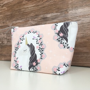 Unikornis mintás neszesszer rózsaszín pipere táska gyereknap gyermeknap ajándék karácsony ajándék - táska & tok - neszesszer - Meska.hu