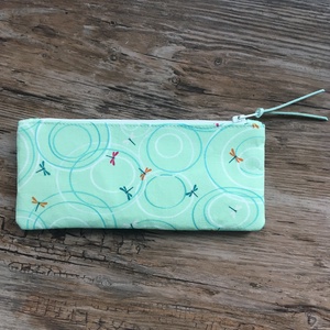 Szitakötő mintás neszesszer tolltartó szemüvegtartó neszeszer - táska & tok - neszesszer - Meska.hu