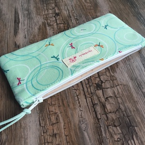 Szitakötő mintás neszesszer tolltartó szemüvegtartó neszeszer - táska & tok - neszesszer - Meska.hu