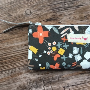 Virágos neszesszer szürke tolltartó szemüvegtok karácsony ajándék - táska & tok - neszesszer - Meska.hu